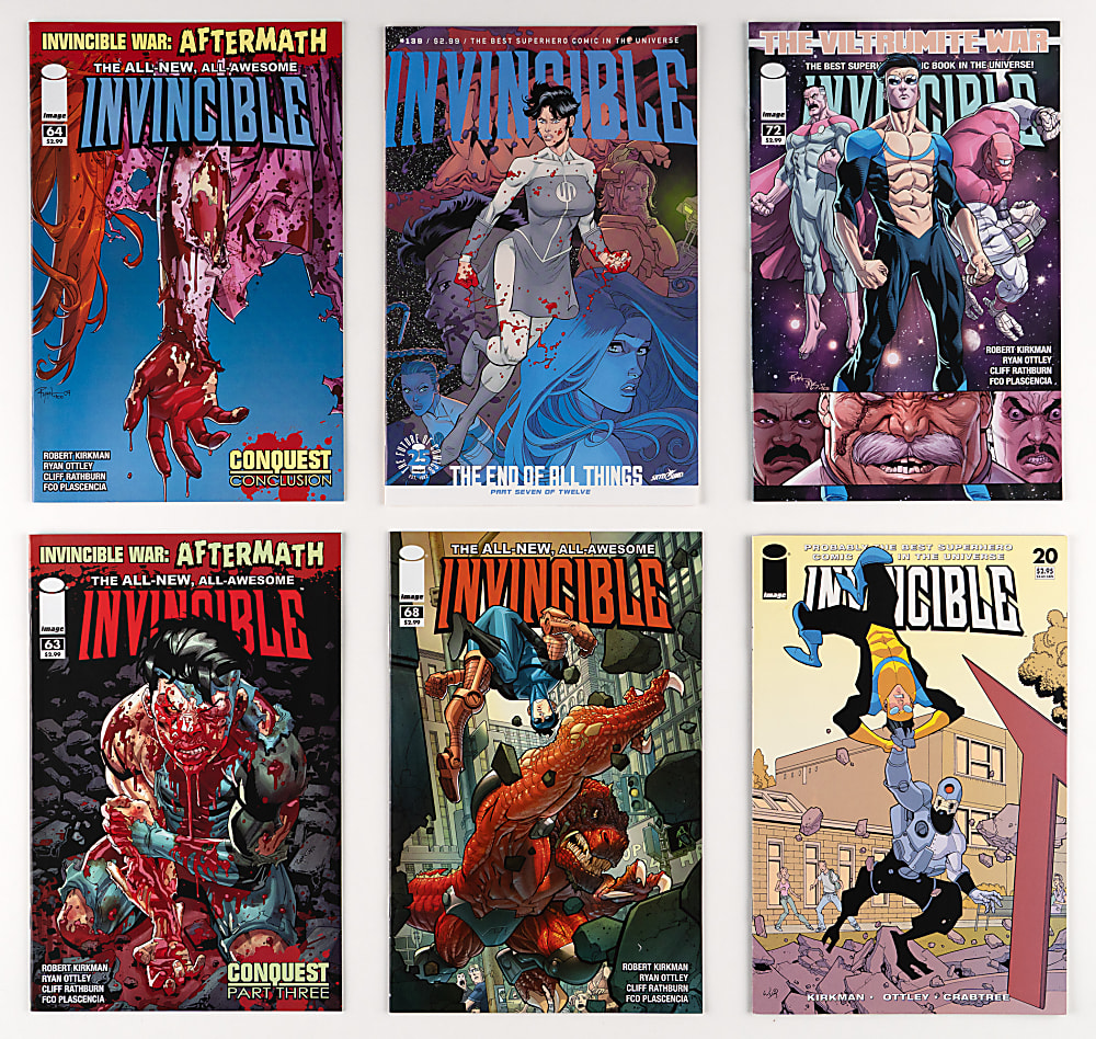 2000s-2010s Image Invincible Comic Book Collection (143) with #110 & #120