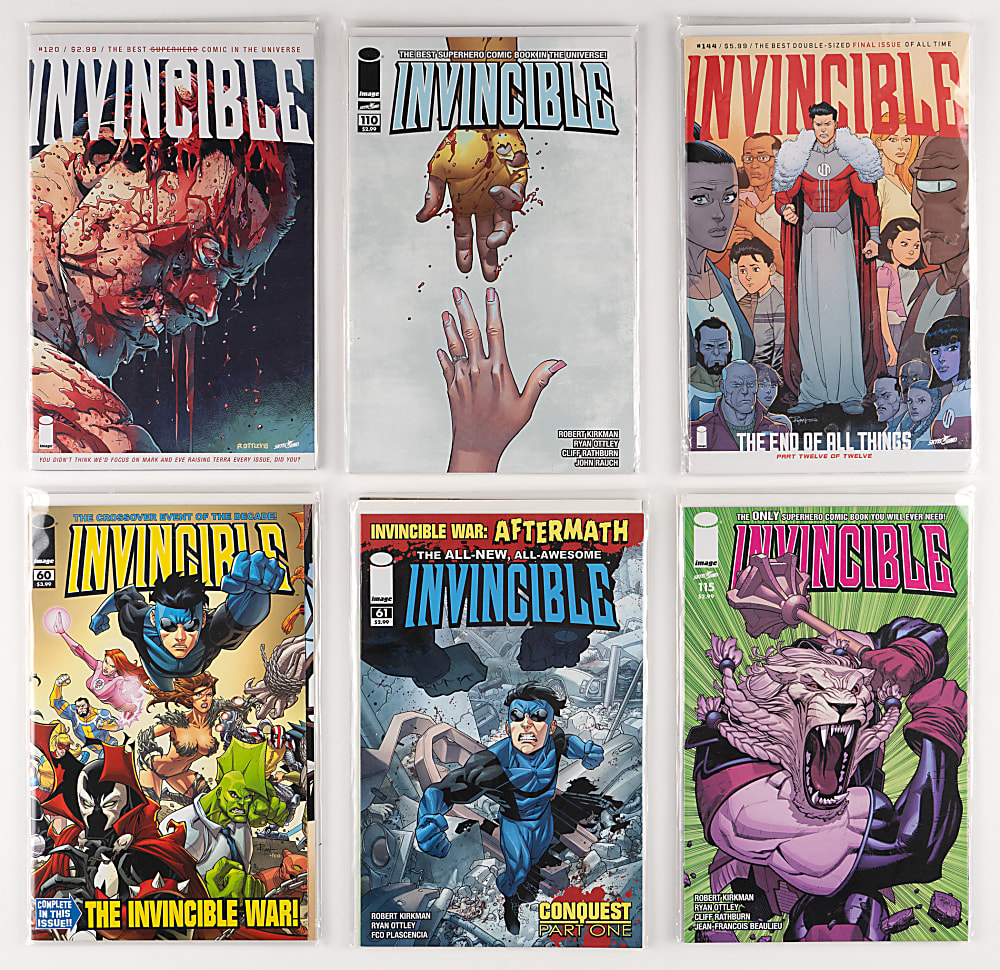 2000s-2010s Image Invincible Comic Book Collection (143) with #110 & #120