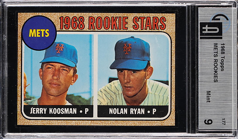 1968 Topps #177 Nolan Ryan Rookie GAI MINT 9