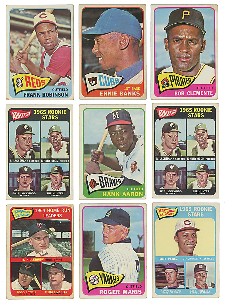 1965 Topps Collection (600+) with Partial Set (409/598) & Several Hall of Famers