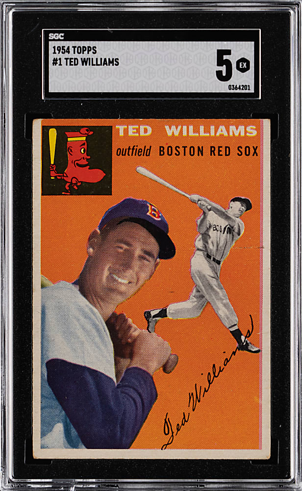 1954 Topps #1 Ted Williams SGC EX 5