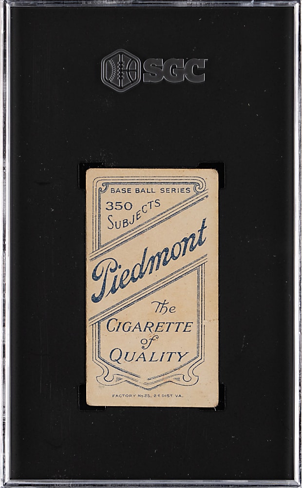 1909-1911 T206 White Border Nap Lajoie With Bat SGC FAIR 1.5
