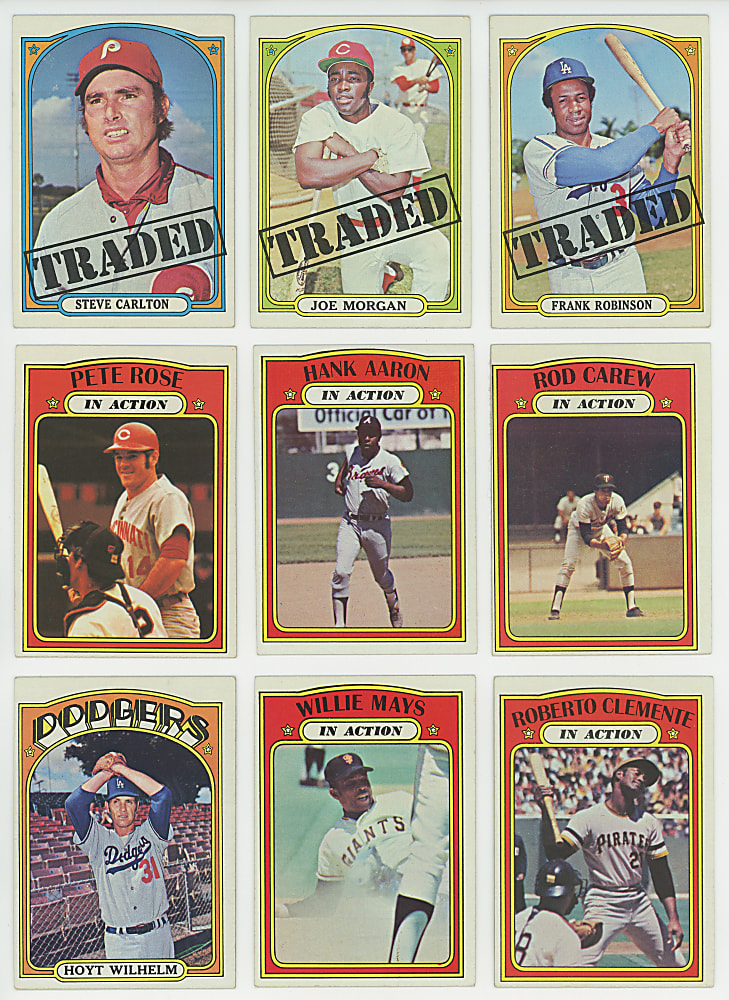 1972 Topps Near Complete Set (784/787)