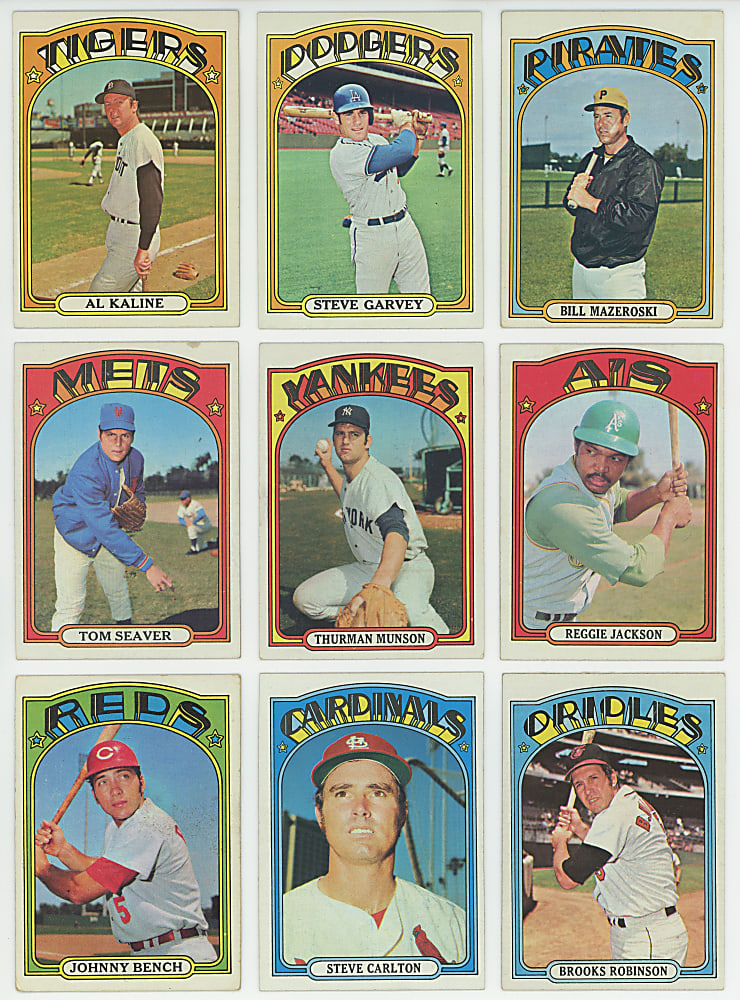1972 Topps Near Complete Set (784/787)