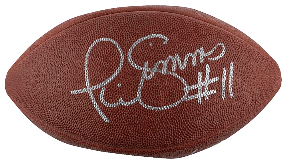 New York Giants Multi-Signed Legends Football with Phil Simms, Lawrence Taylor & Bill Parcells