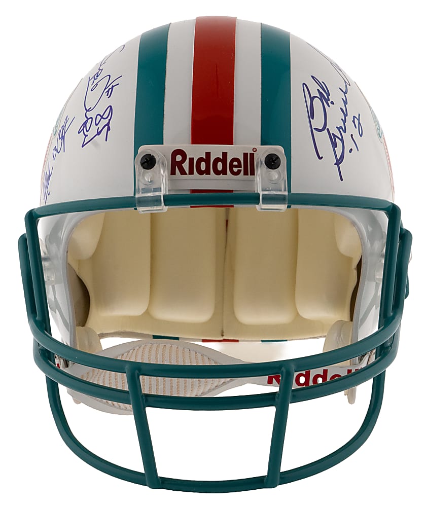 Miami Dolphins Legends Multi-Signed Full-Size Helmet with (8) Signatures Including Marino, Shula, Griese