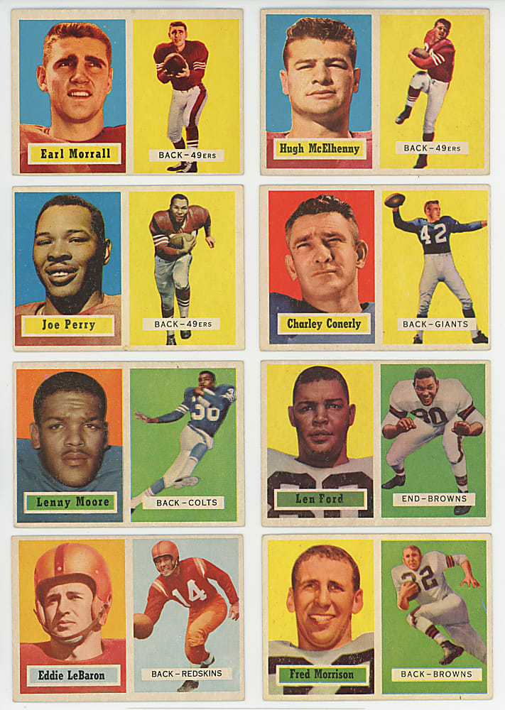 1957 Topps Football Near Complete Set (153/154) with Checklist