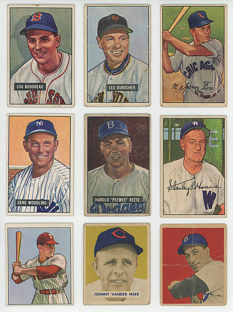 1949-1952 Bowman Collection (275+) with (38) Tougher Series