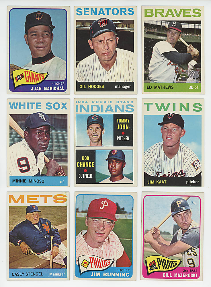 1964 & 1965 Topps Collection (439) with Several Hall of Famers