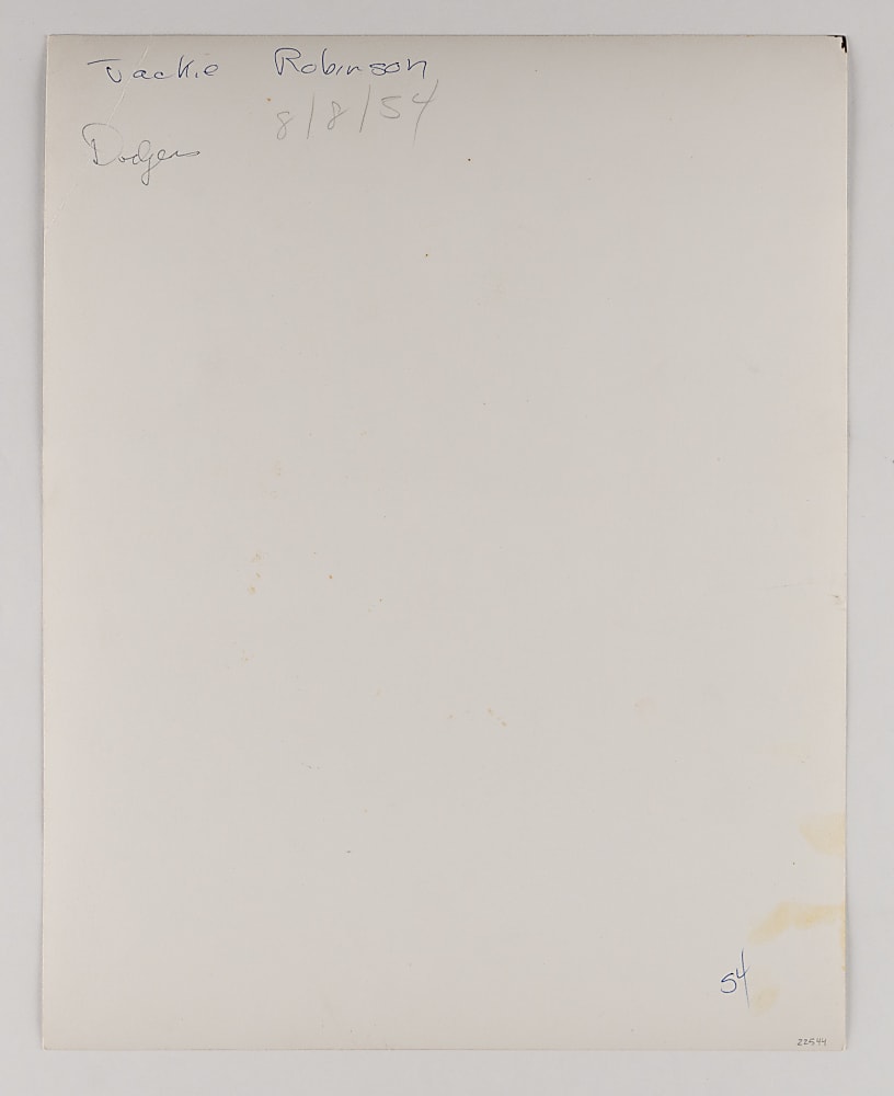 1954 Jackie Robinson Oversized 10-1/2x13 Type-I Original Photograph