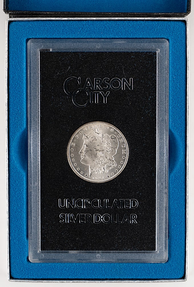 1884-CC GSA Morgan Uncirculated Silver Dollar with Black Box & COA