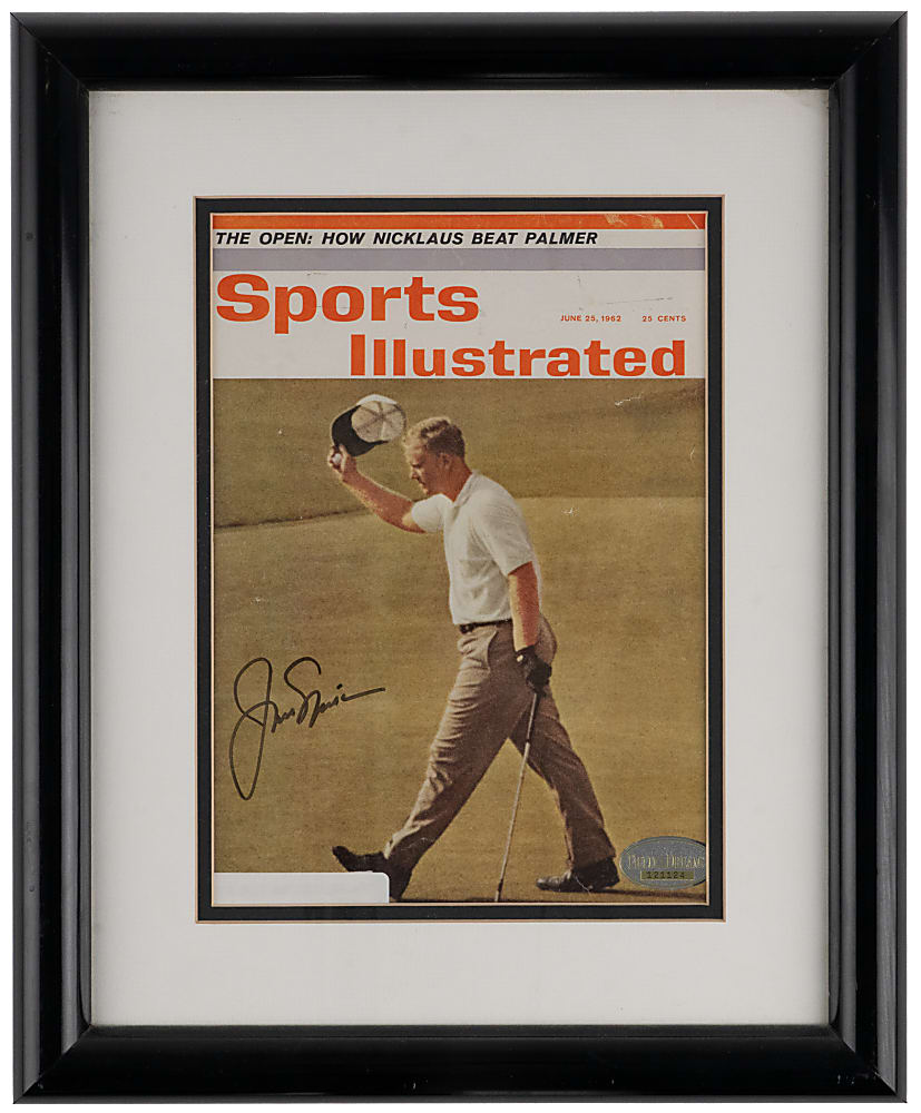 1962 Jack Nicklaus Signed & Framed Sports Illustrated