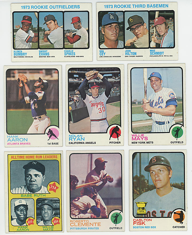 1973 Topps Complete Set (660) Plus Blue Team Checklist Near Complete Set (21/24)