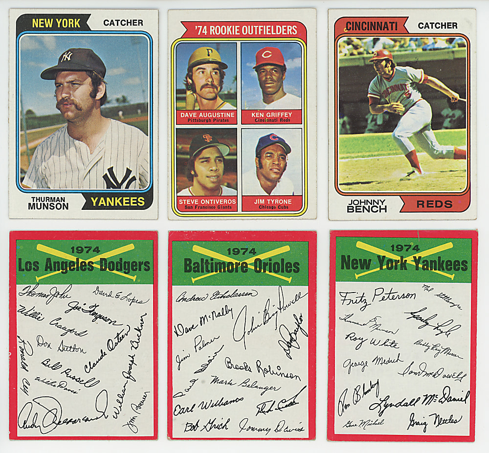 1974 Topps Complete Set (660) Plus Washington Variations (15), Traded Set (44) & Red Team Checklist Set (24)