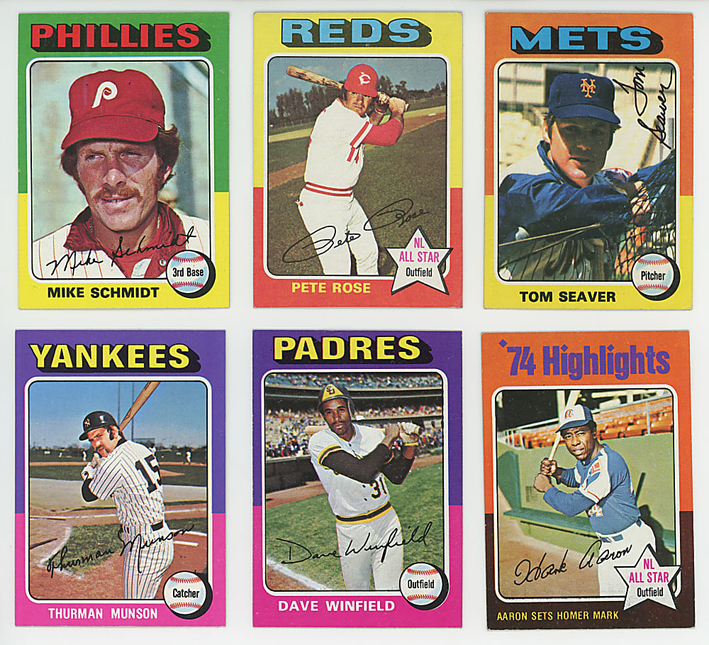 1975 Topps Mini Complete Set (660) - Clean!