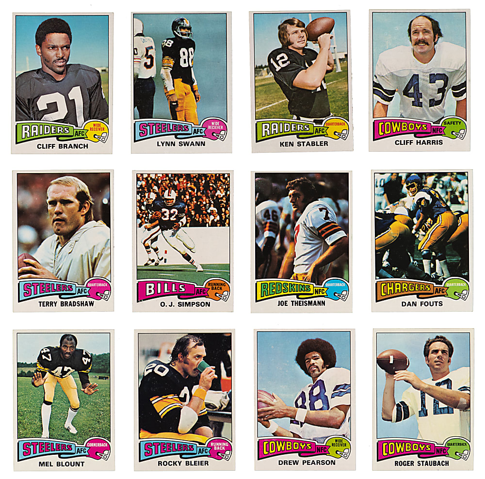 1975 Topps Football Complete Set (528)