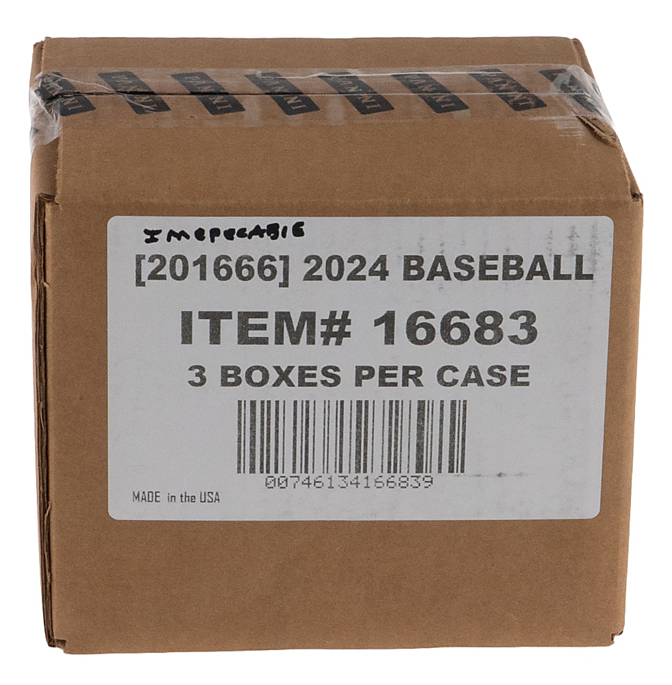 2024 Panini Impeccable Baseball Unopened Hobby Case