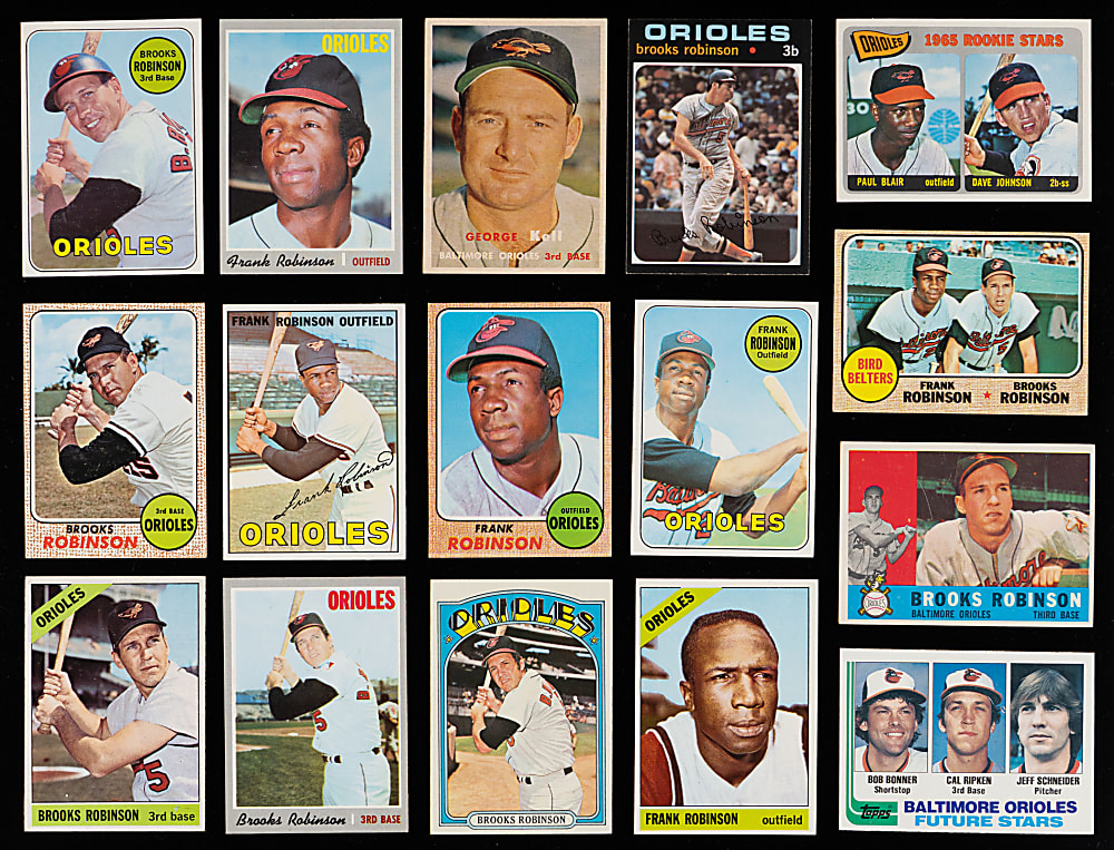 Ultimate 1954-2017 Topps Baltimore Orioles Complete/Near Team Set Run (2,350+) – Loaded!