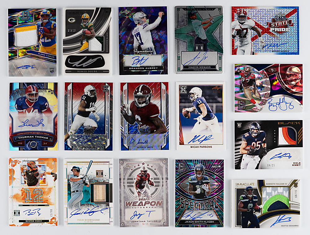 Modern Multi-Sport Certified Autograph Collection (332) - Loaded with Prospects!