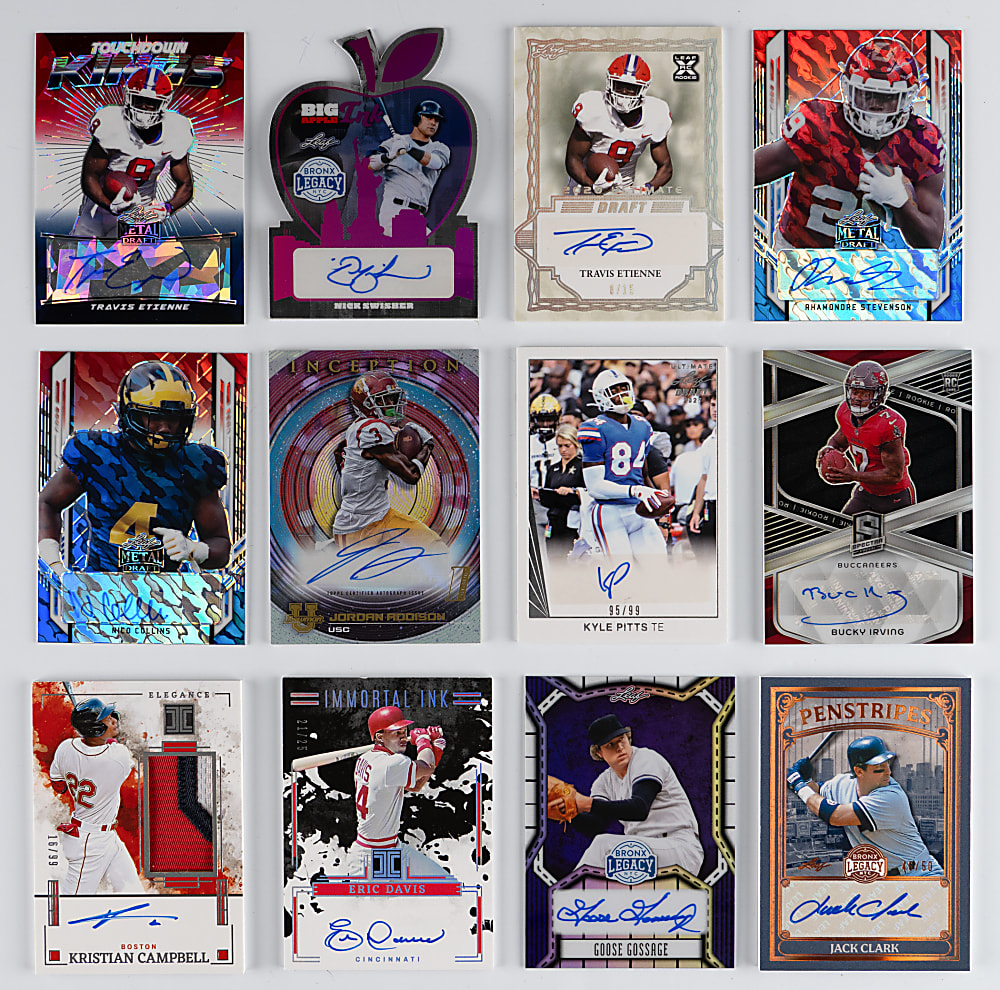 Modern Multi-Sport Certified Autograph Collection (332) - Loaded with Prospects!