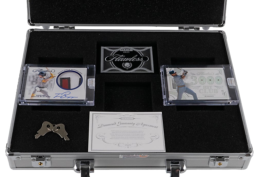 2025 Panini Flawless Opened Box with (9) Cards Including Robin Yount Diamond & Travis Bazzana