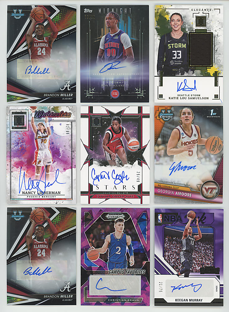 Modern Basketball Certified Autograph Collection (525+) - Loaded with Stars & Prospects!
