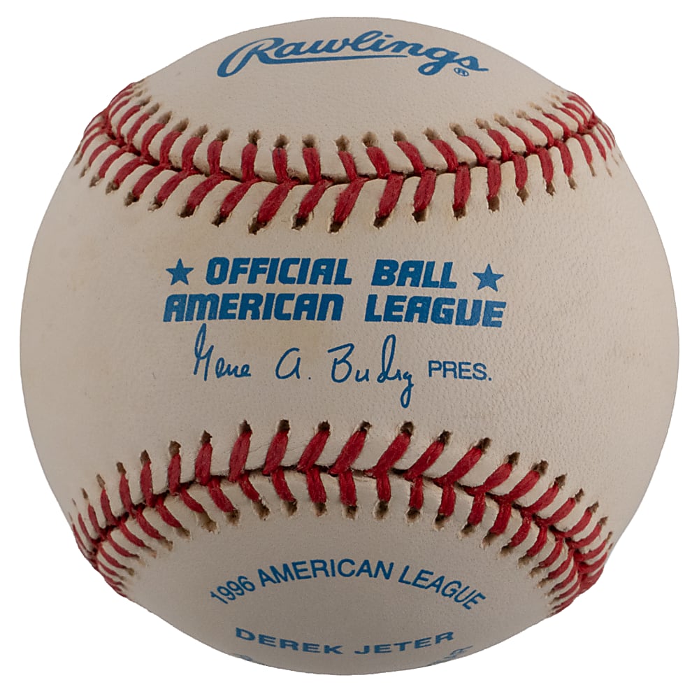 Derek Jeter Single-Signed Limited Edition "ROY" Inscribed Baseball