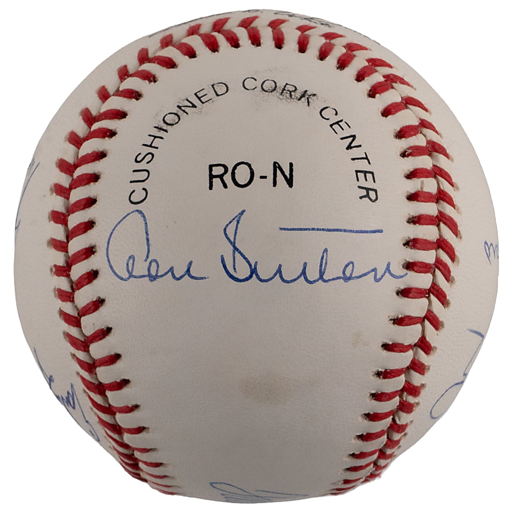 300 Win Club Multi-Signed Baseball with (8) Signatures Including Tom Seaver & Nolan Ryan