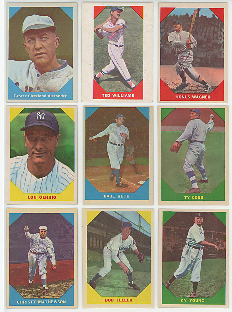1960 Fleer Greats Complete Set (79) with PSA NM-MT 8 Kiner