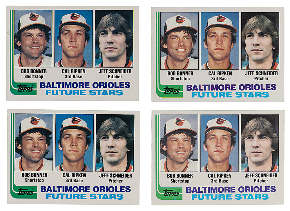 1982 Cal Ripken Jr. Rookie Collection (17) with (3) PSA NM-MT 8 Including 1982 Topps Traded #98T
