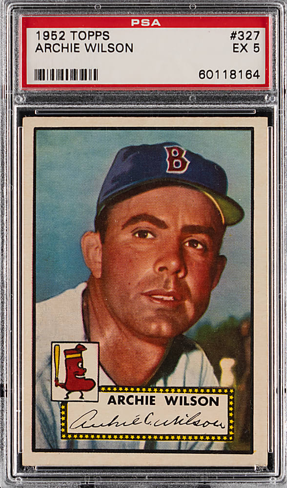 1952 Topps #327 Archie Wilson High Number PSA EX 5