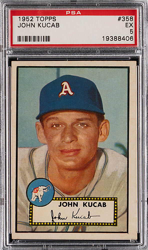 1952 Topps #358 John Kucab High Number PA EX 5