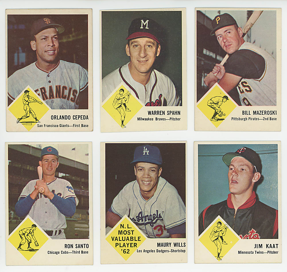 1960-1963 Fleer Collection (324) with Near Complete & Partial Sets