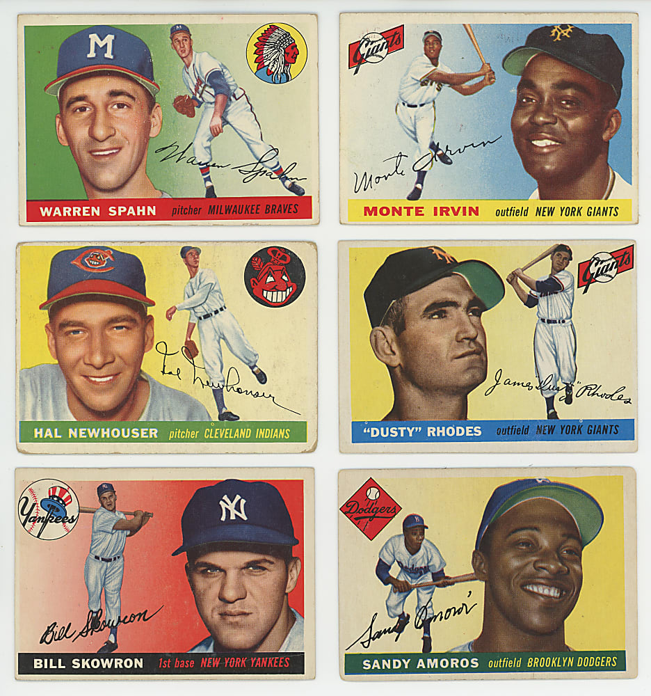 1955 Topps Near Complete Set (200/206)