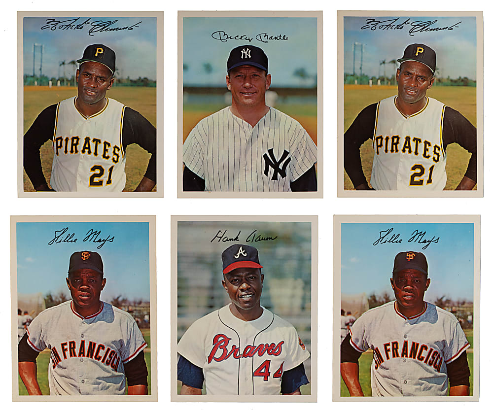 1967 Dexter Press Premiums Partial Set (178/229) with (31) Hall of Famers Including (2) Clemente, (2) Mays, Aaron & Mantle
