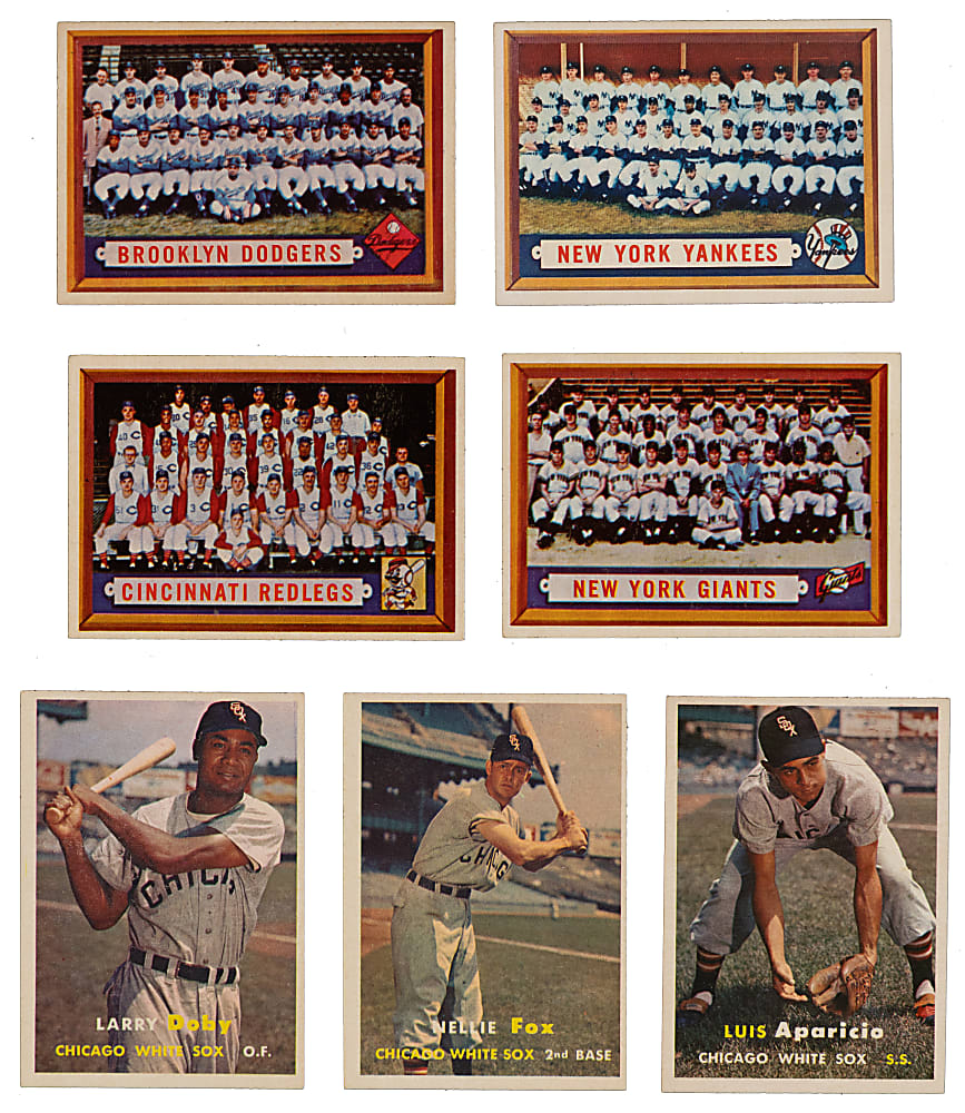1957 Topps Near Complete Set (388/407) with (78) PSA Graded Including (50) PSA NM-MT 8