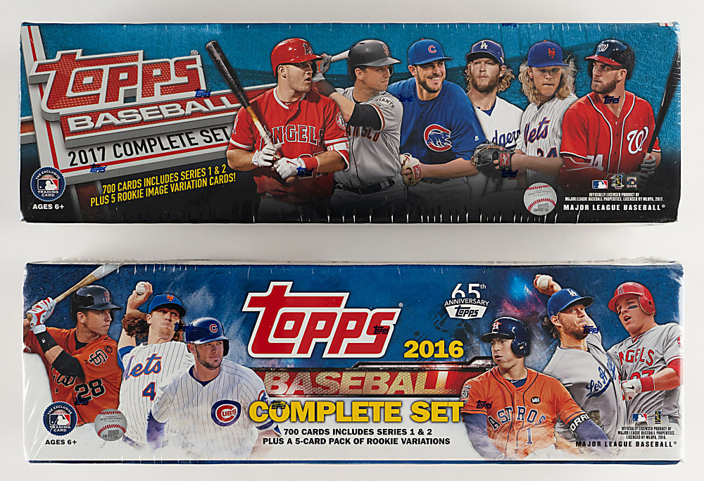 1980-2023 Topps Complete Set Run with Traded/Update Plus Extras (68) Total Sets - Loaded!
