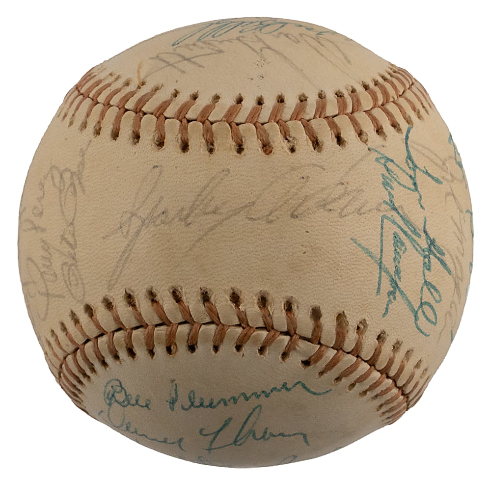 1974 Cincinnati Reds "Big Red Machine" Team-Signed ONL/Feeney Baseball with (28) Signatures Including (4) Hall of Famers & Pete Rose - Full PSA/DNA LOA