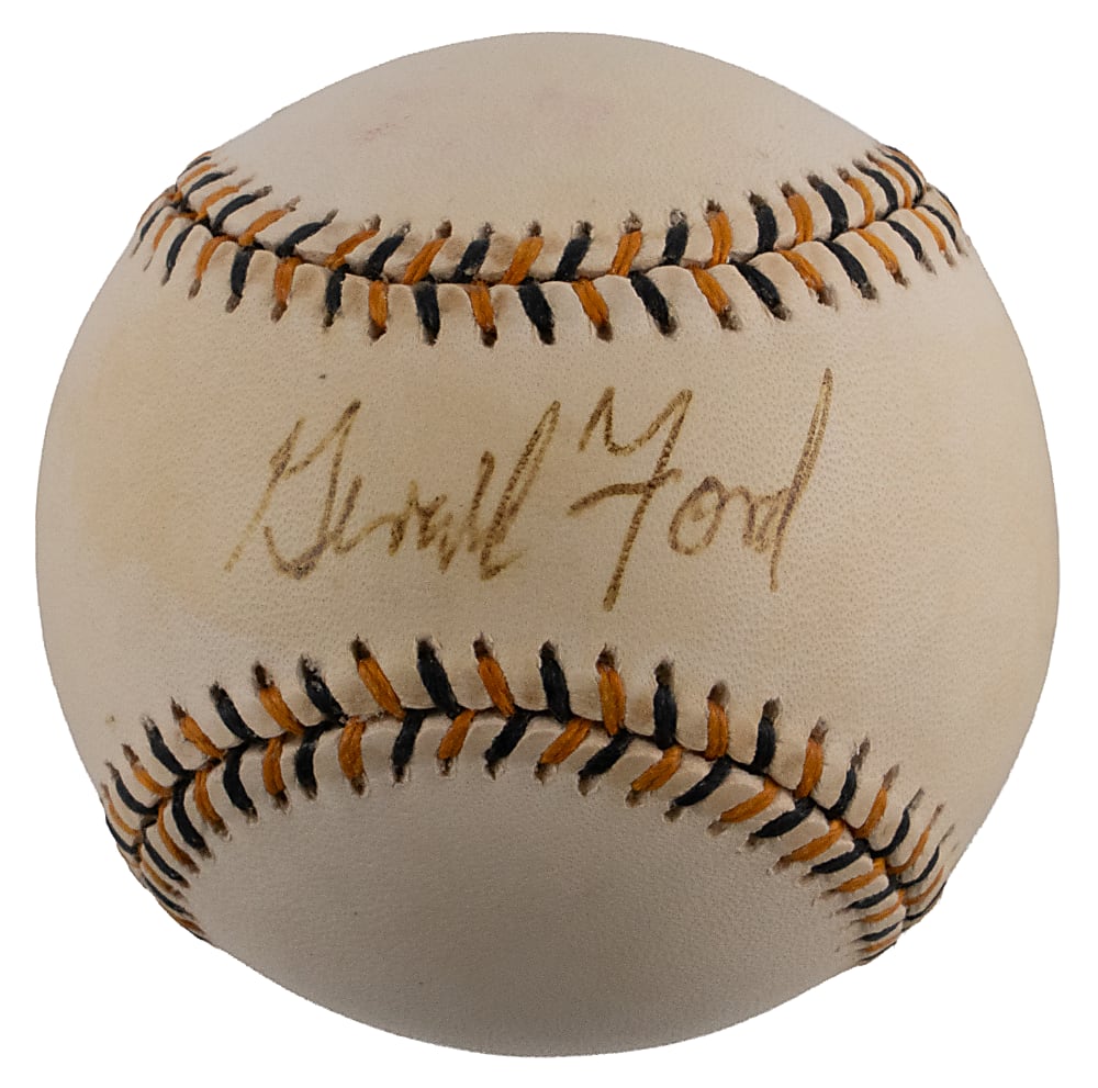 Gerald Ford Single-Signed 1994 All-Star Game Baseball with Full JSA LOA