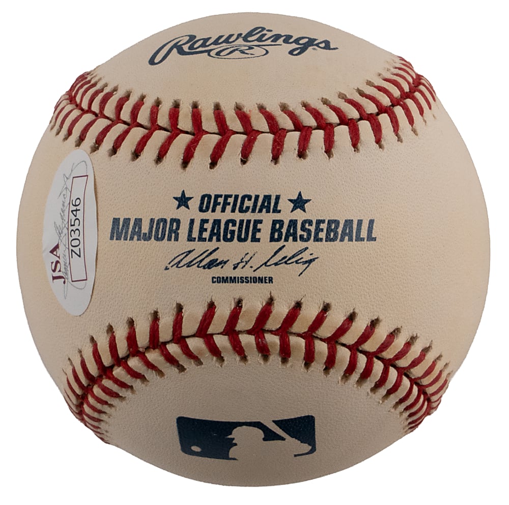 George H.W. Bush Single-Signed Baseball with Full JSA LOA