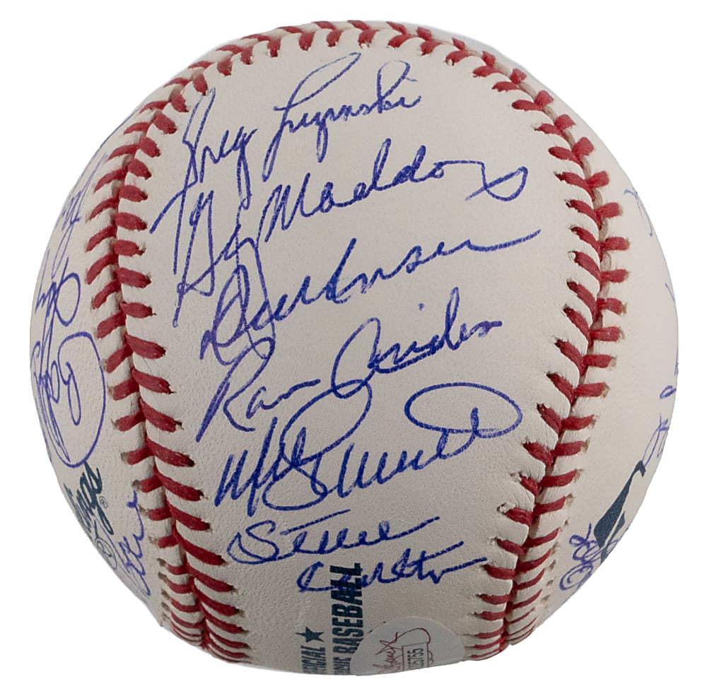 1980 World Champion Philadelphia Phillies Reunion Signed Baseball with (25) Including Carlton, Schmidt & Rose - JSA
