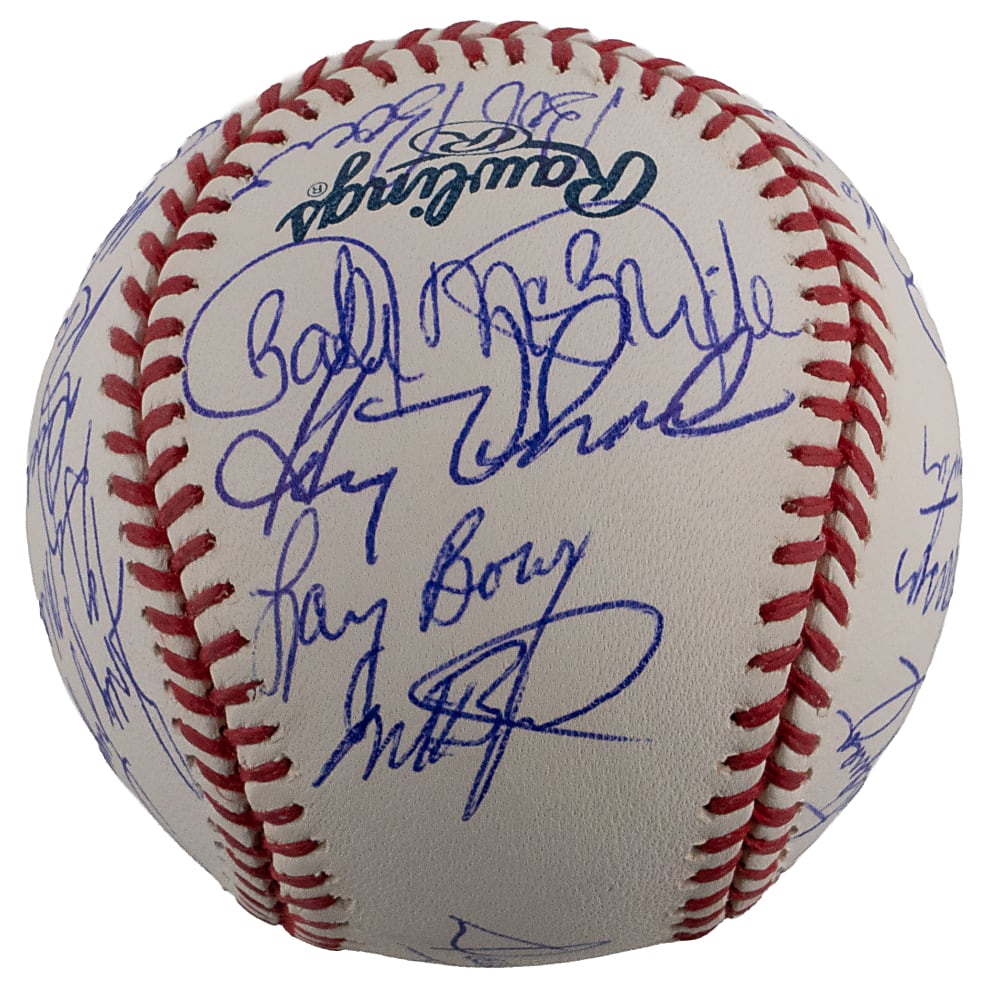 1980 World Champion Philadelphia Phillies Reunion Signed Baseball with (25) Including Carlton, Schmidt & Rose - JSA