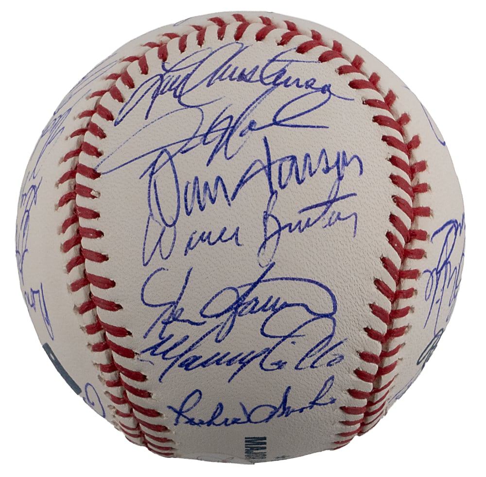 1980 World Champion Philadelphia Phillies Reunion Signed Baseball with (25) Including Carlton, Schmidt & Rose - JSA