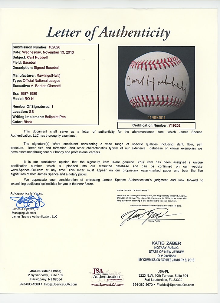 1930s Hall of Famer/Star Single-Signed Baseballs (10) with Durocher, Gomez & Hubbell - Each JSA LOA/COA