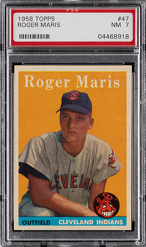 1958 Topps #47 Roger Maris Rookie PSA NM 7