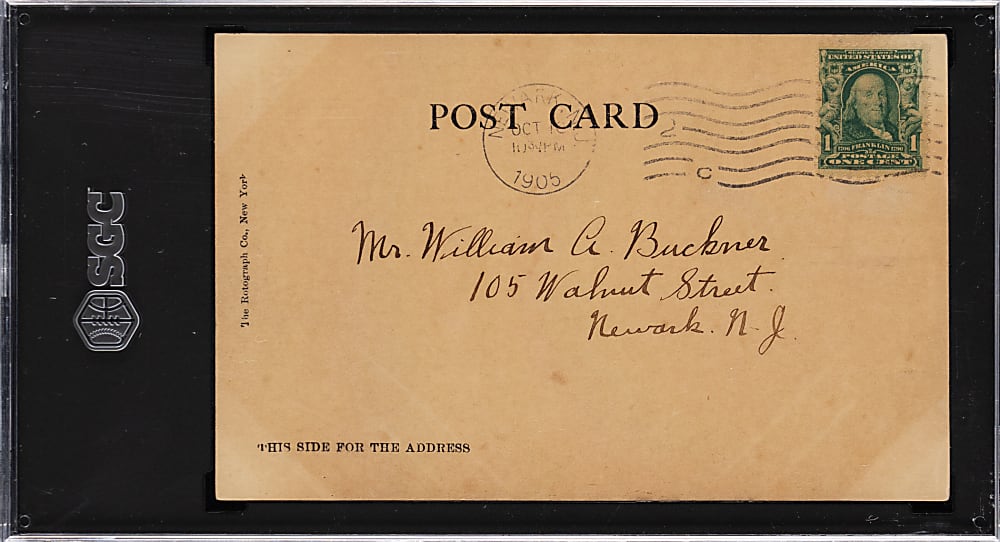 1905 Rotograph Postcards 1904 New York National League Real Photo Team Composite SGC POOR 1