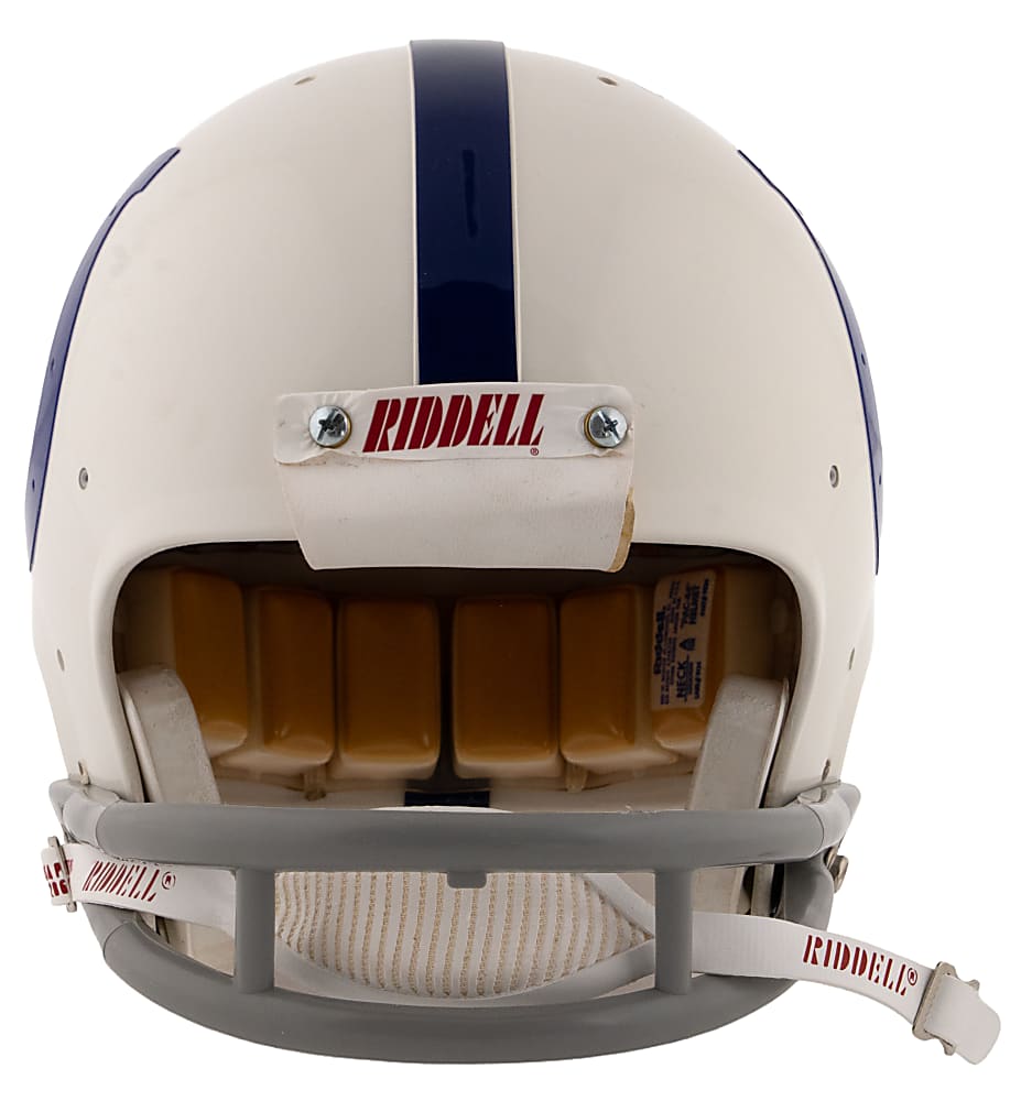 Johnny Unitas Single-Signed Riddell Full-Sized Authentic Pac-44 Helmet with Full JSA LOA