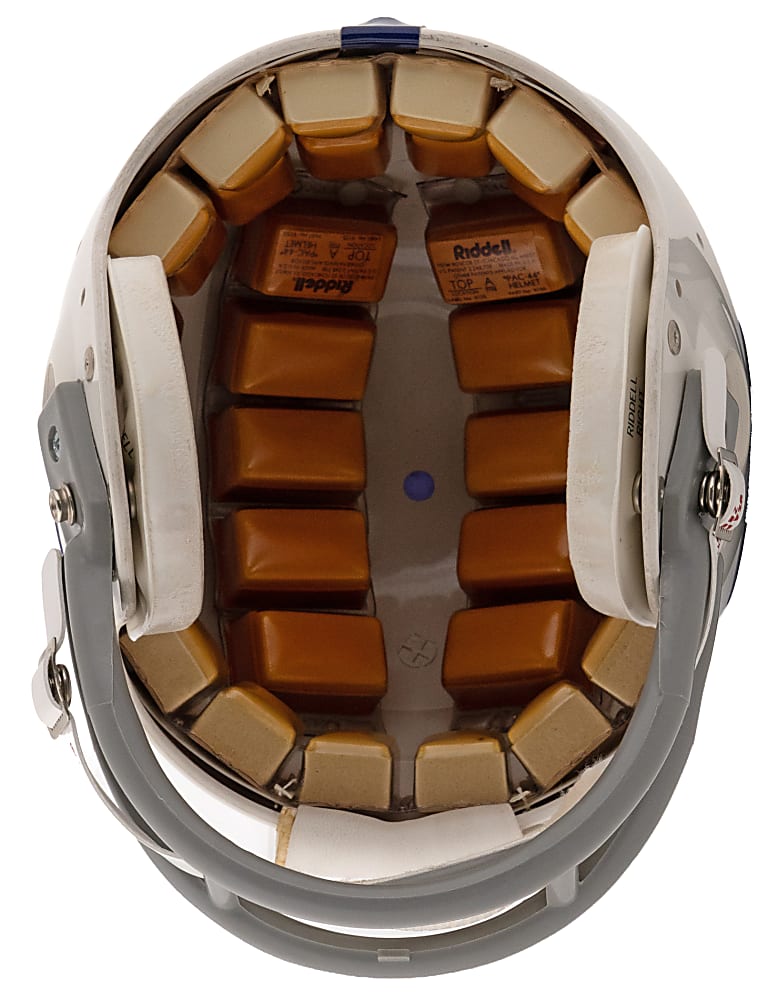 Johnny Unitas Single-Signed Riddell Full-Sized Authentic Pac-44 Helmet with Full JSA LOA