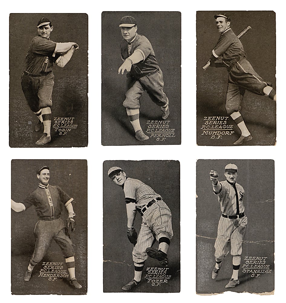1914 Zeenut Pacific Coast League Starter Set (15)