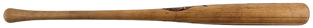 Circa 1971 Pittsburgh Pirates Team-Signed Al Oliver Pro-Model Bat with (18+) Signatures Including Clemente, Mazeroski & Stargell - Full JSA LOA